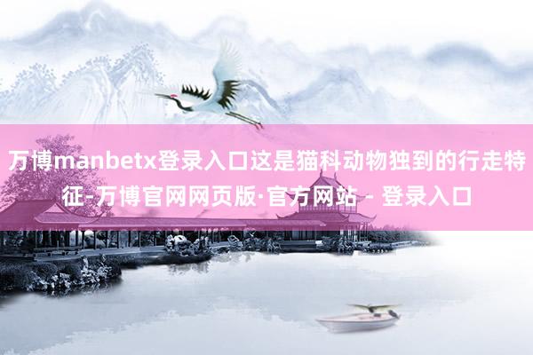 万博manbetx登录入口这是猫科动物独到的行走特征-万博官网网页版·官方网站 - 登录入口